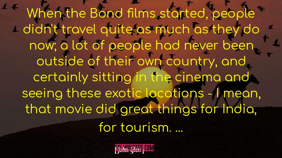 Tourism quotes by John Glen