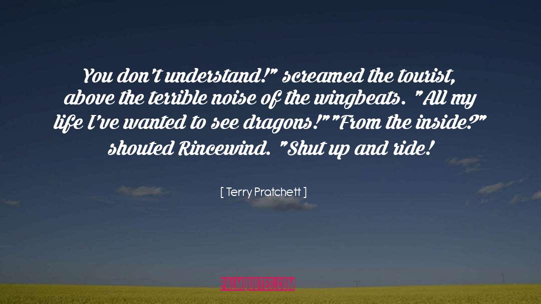 Tourist quotes by Terry Pratchett