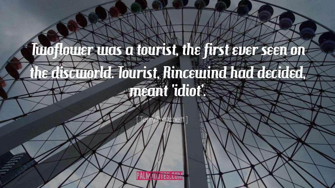 Tourist quotes by Terry Pratchett