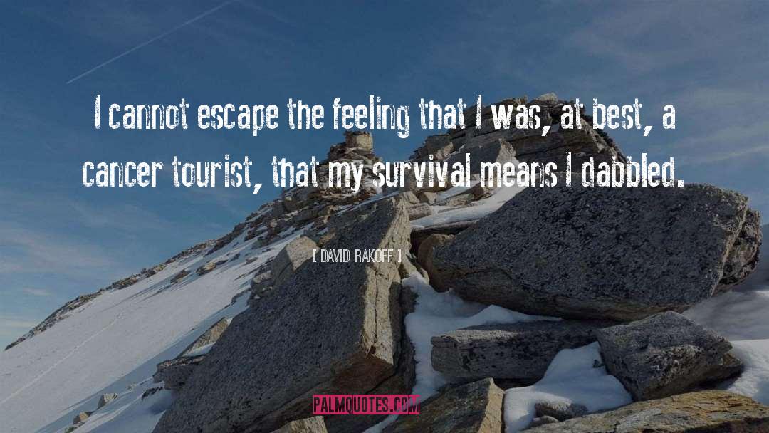 Tourist quotes by David Rakoff