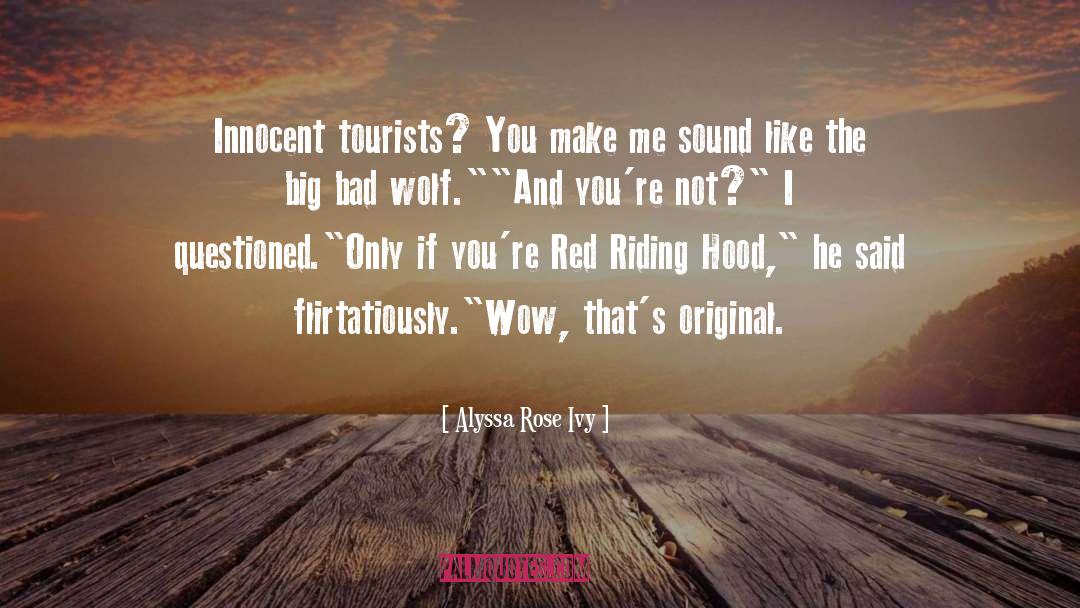 Tourists quotes by Alyssa Rose Ivy