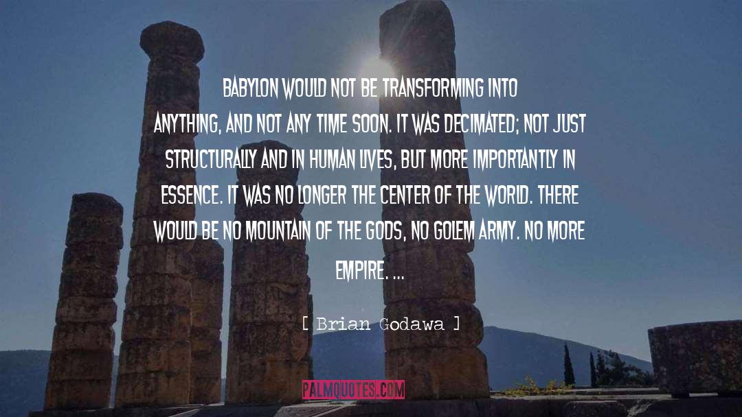 Tower quotes by Brian Godawa