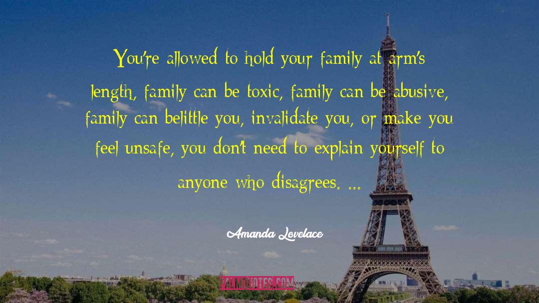 Toxic Family quotes by Amanda Lovelace