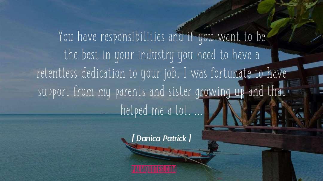 Toxic Parents quotes by Danica Patrick