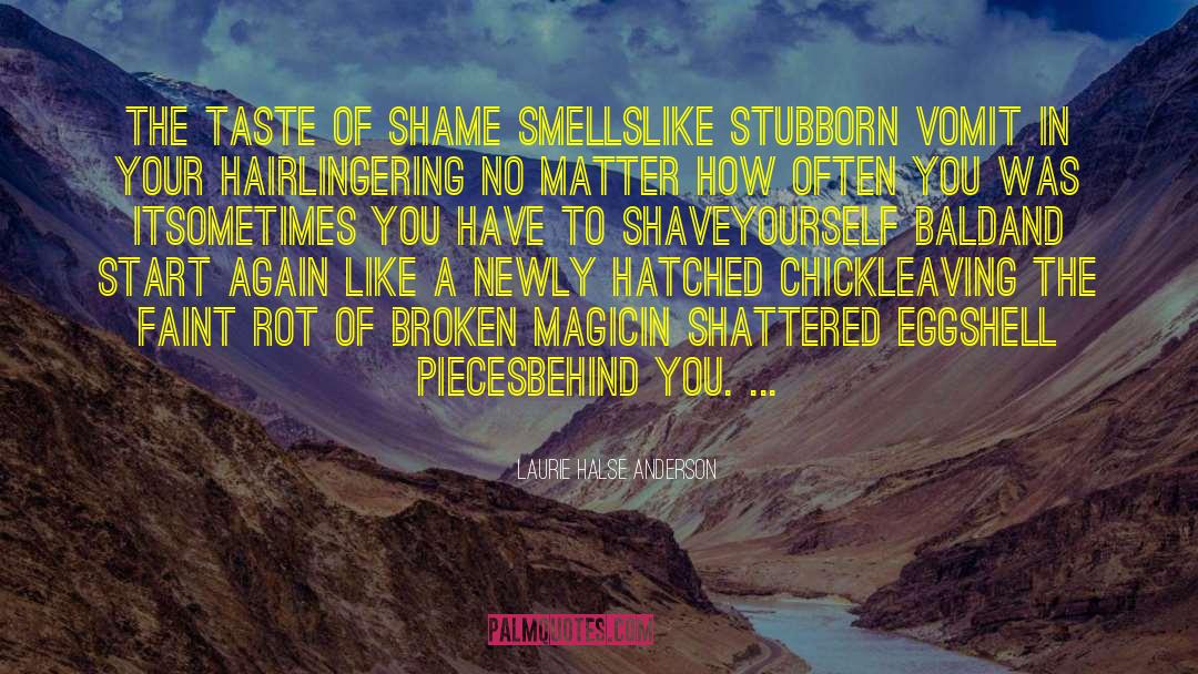 Toxic Shame quotes by Laurie Halse Anderson