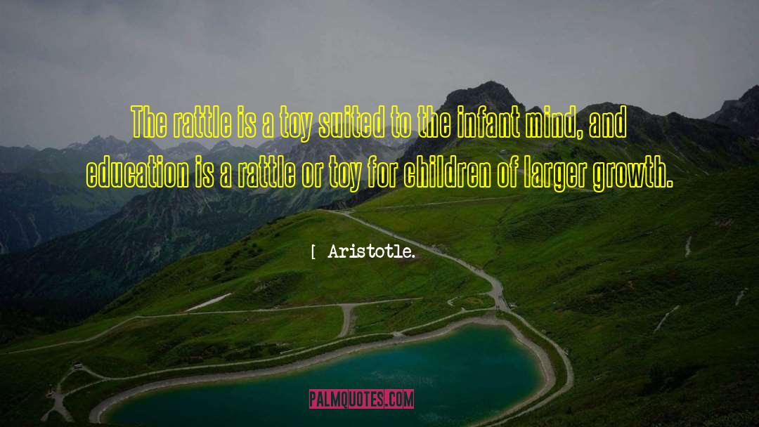 Toys quotes by Aristotle.