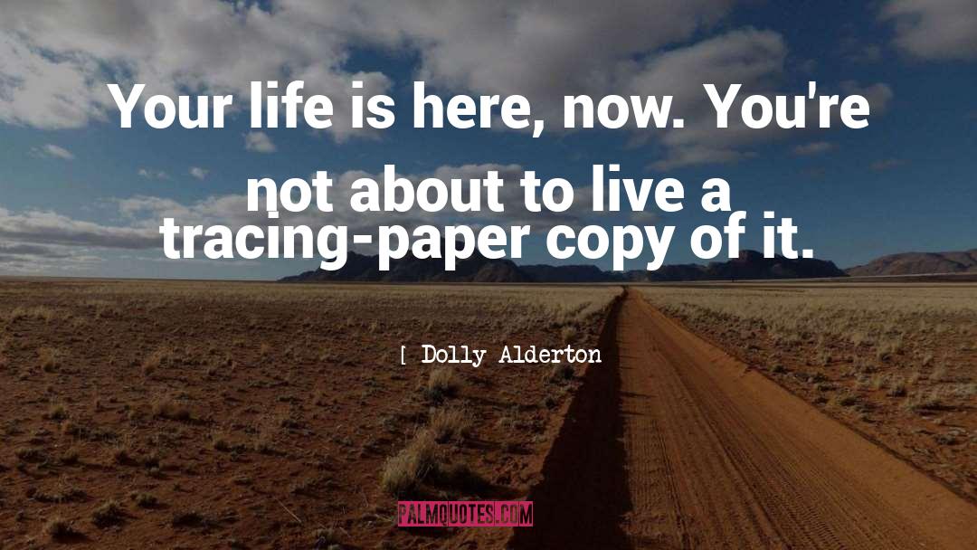 Tracing quotes by Dolly Alderton