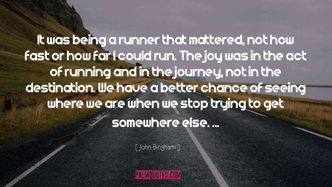 Track Running quotes by John Bingham