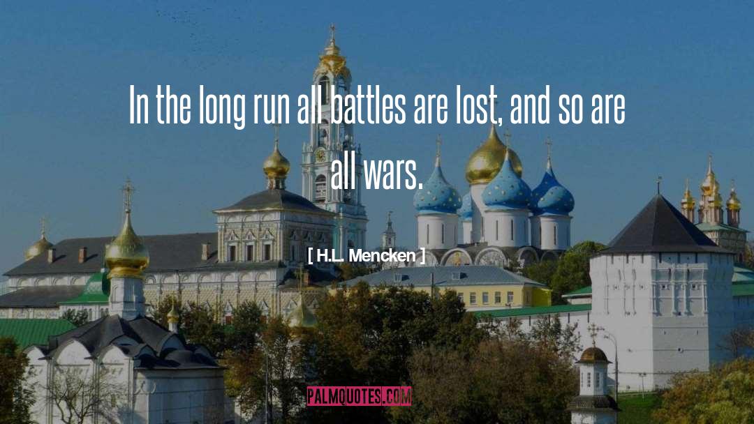 Track Running quotes by H.L. Mencken