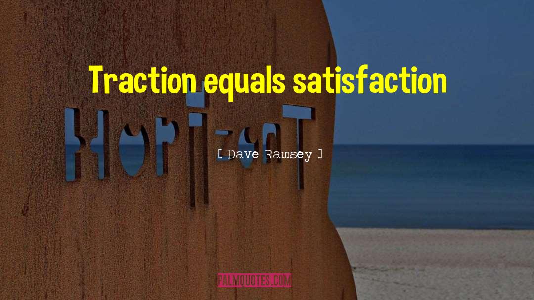 Traction quotes by Dave Ramsey