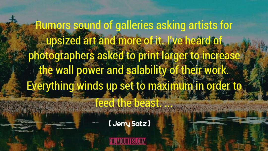 Traction quotes by Jerry Saltz
