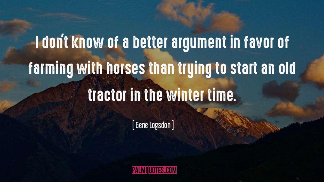 Tractor quotes by Gene Logsdon
