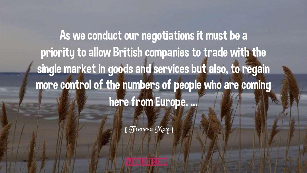 Trade Agreements quotes by Theresa May