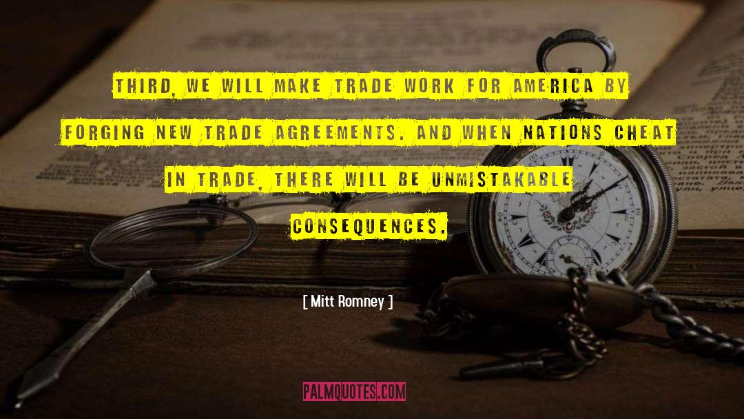 Trade Agreements quotes by Mitt Romney