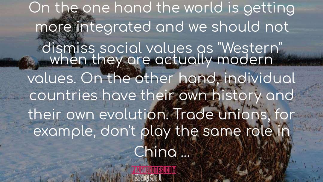 Trade Unions quotes by Zhang Xin