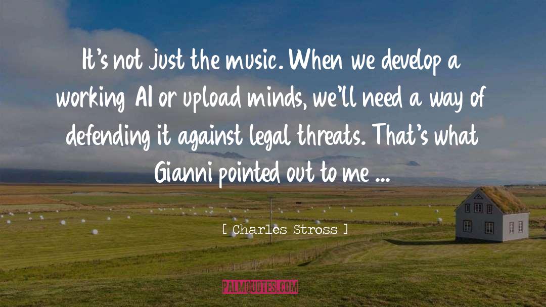 Trademark Or Copyright quotes by Charles Stross
