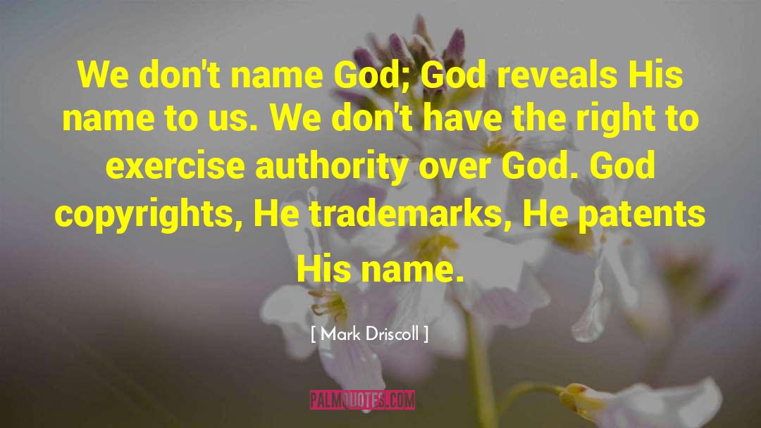 Trademarks quotes by Mark Driscoll