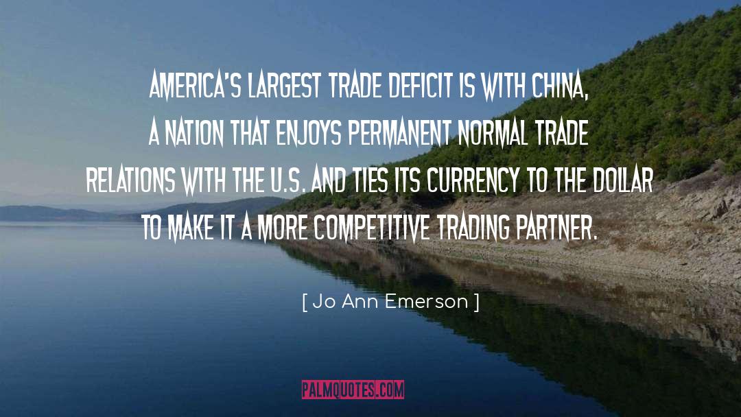 Trading Partners quotes by Jo Ann Emerson