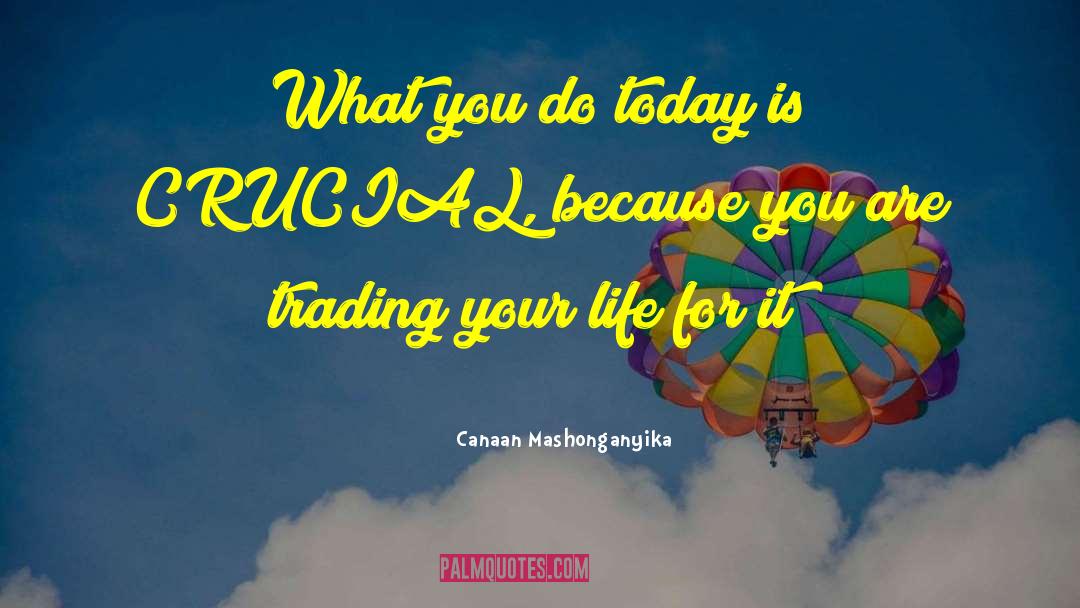 Trading quotes by Canaan Mashonganyika