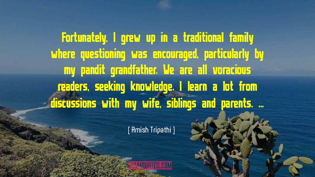 Traditional Family quotes by Amish Tripathi