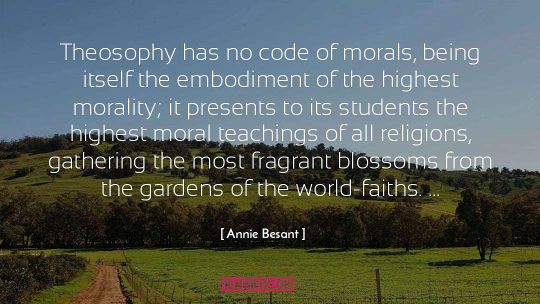 Traditional Morality quotes by Annie Besant