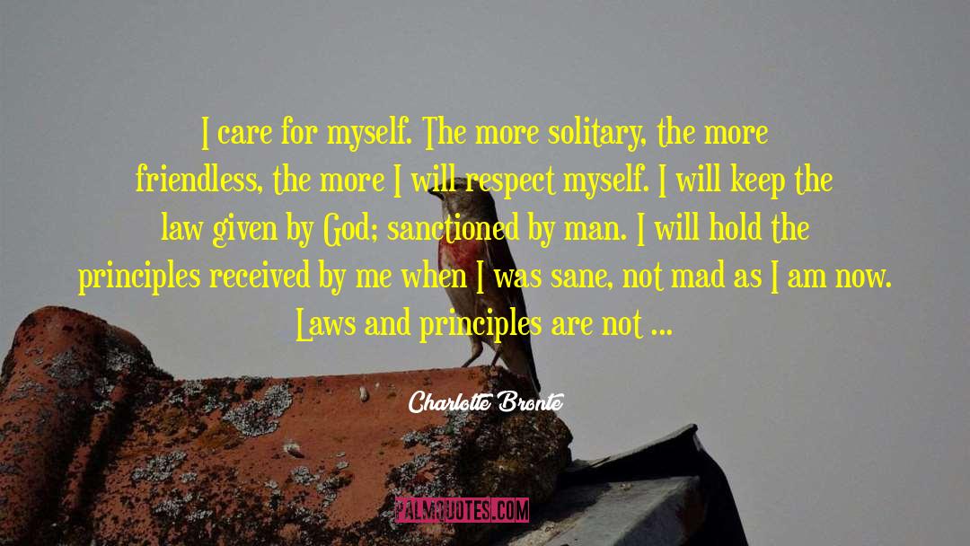 Traditional Morality quotes by Charlotte Bronte