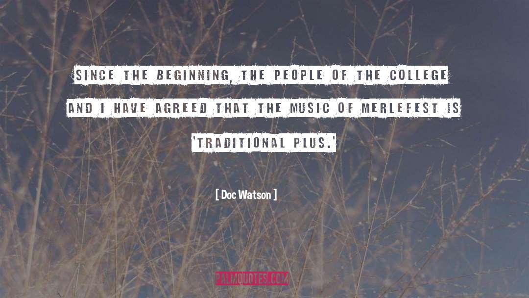 Traditional quotes by Doc Watson