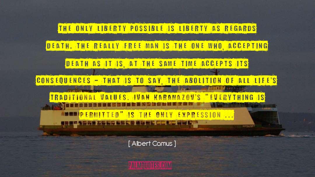 Traditional Values quotes by Albert Camus