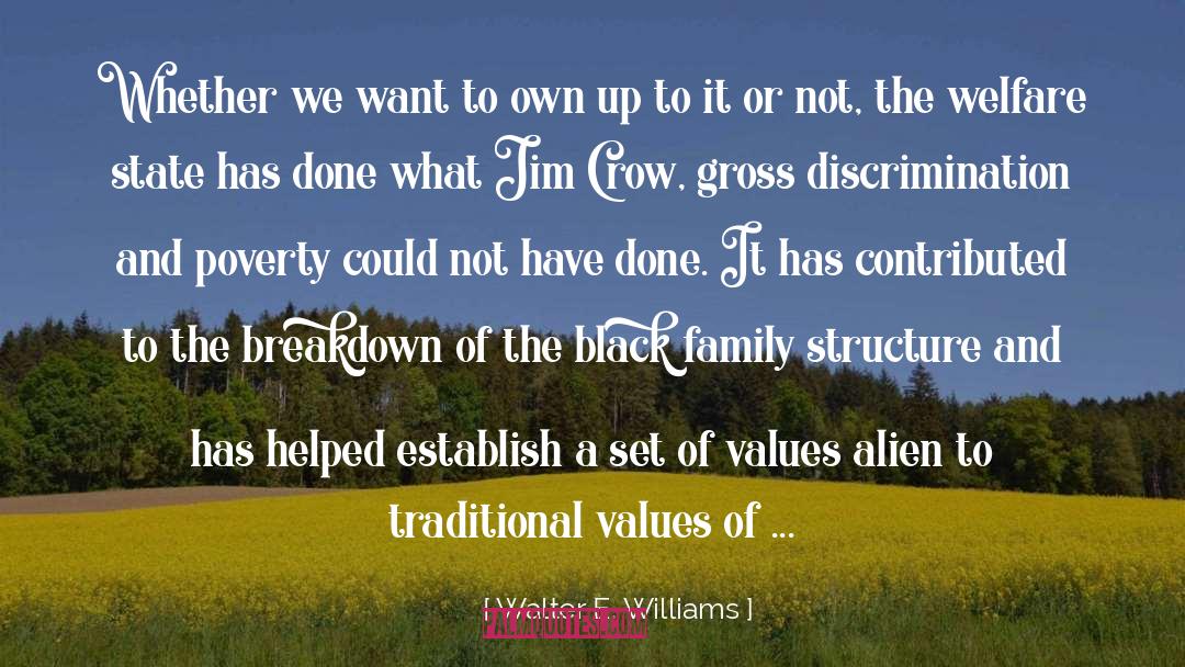 Traditional Values quotes by Walter E. Williams