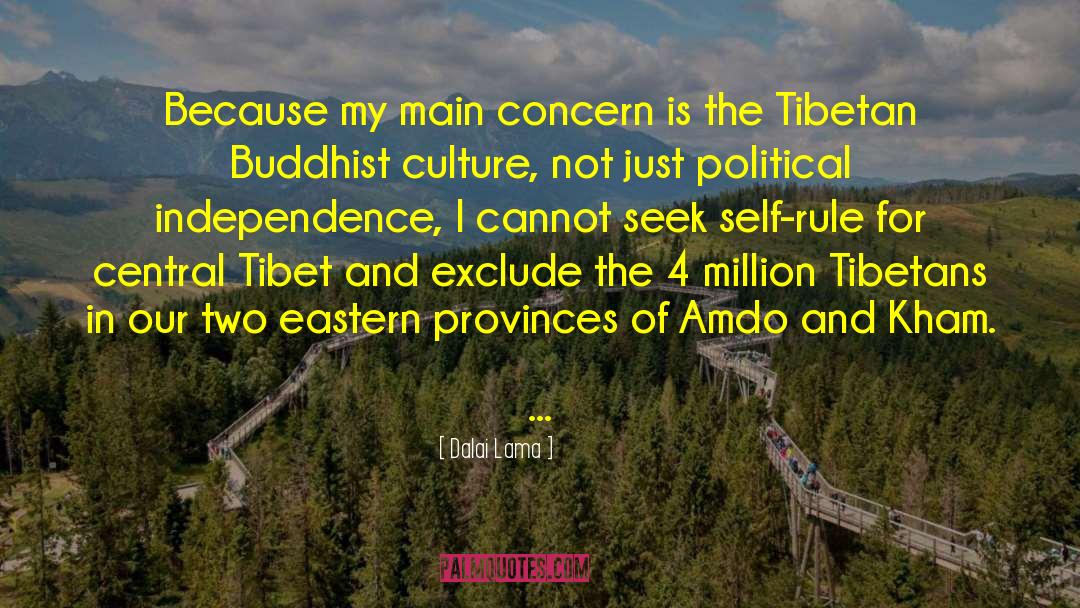 Traditionalistic Individualistic Political Culture quotes by Dalai Lama