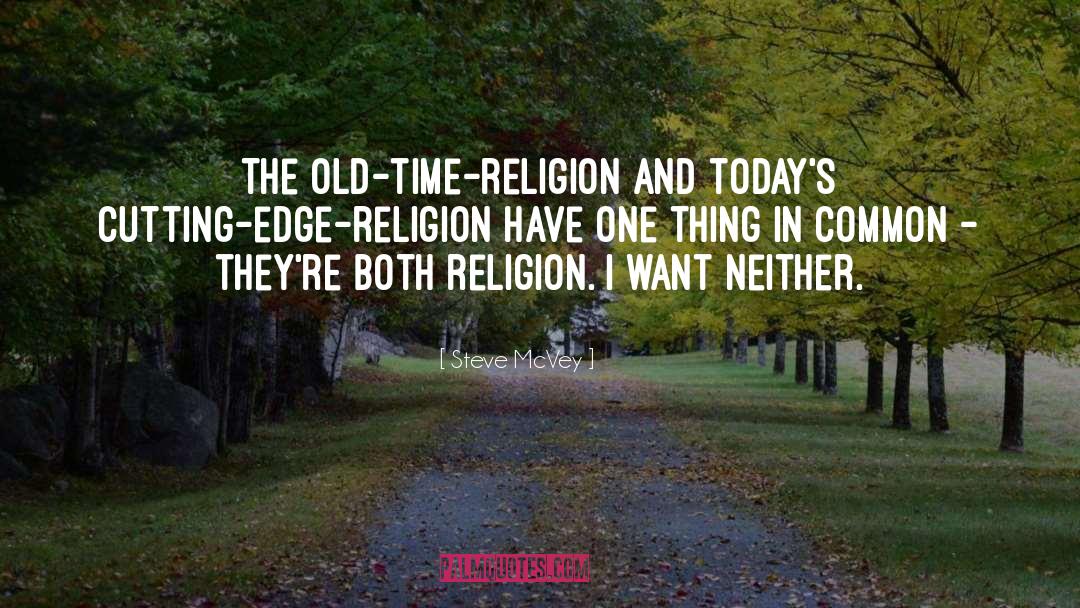 Traditonal Religion quotes by Steve McVey