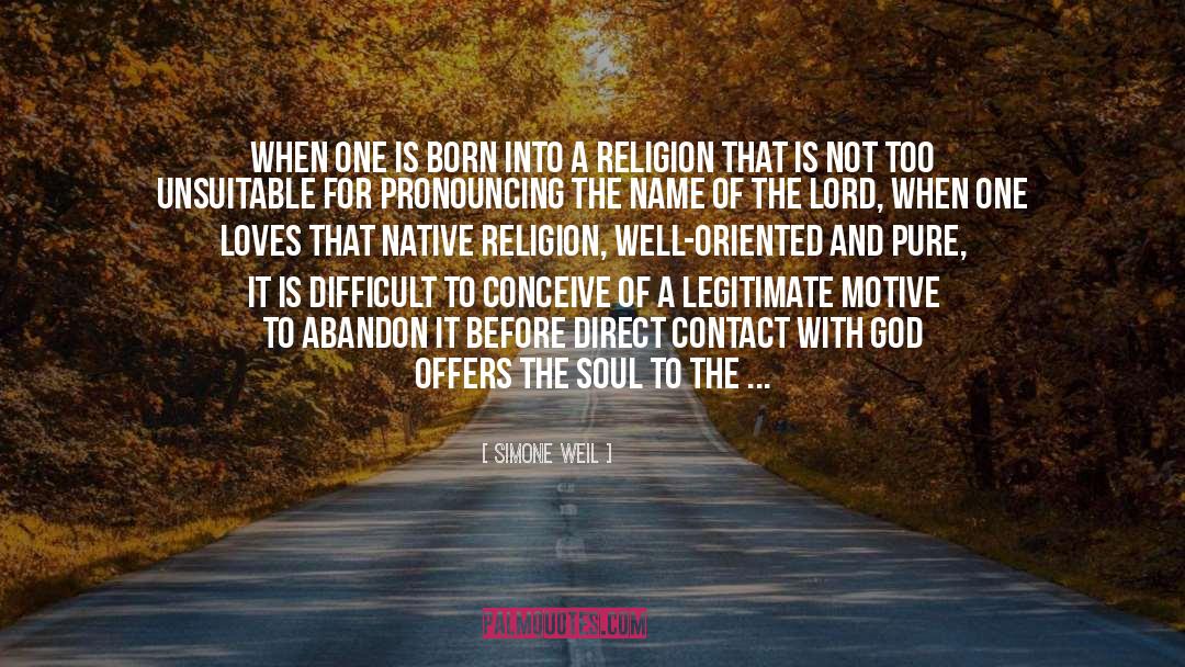 Traditonal Religion quotes by Simone Weil