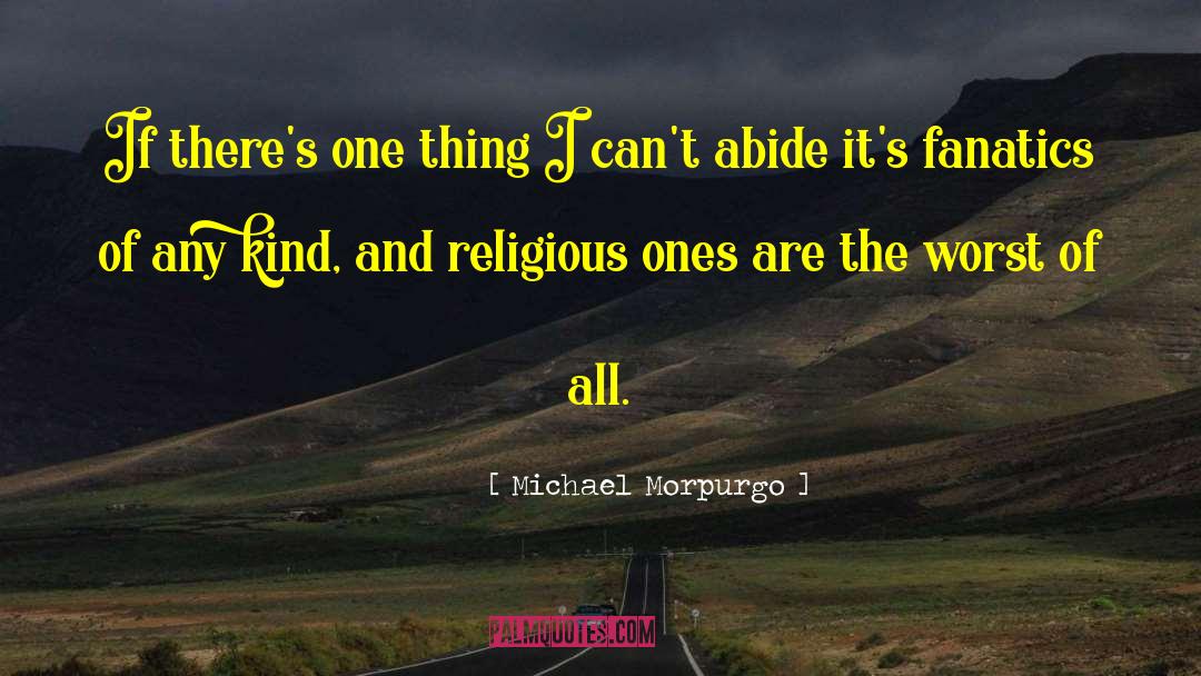 Traditonal Religion quotes by Michael Morpurgo