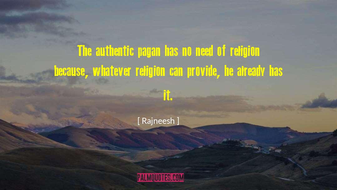 Traditonal Religion quotes by Rajneesh