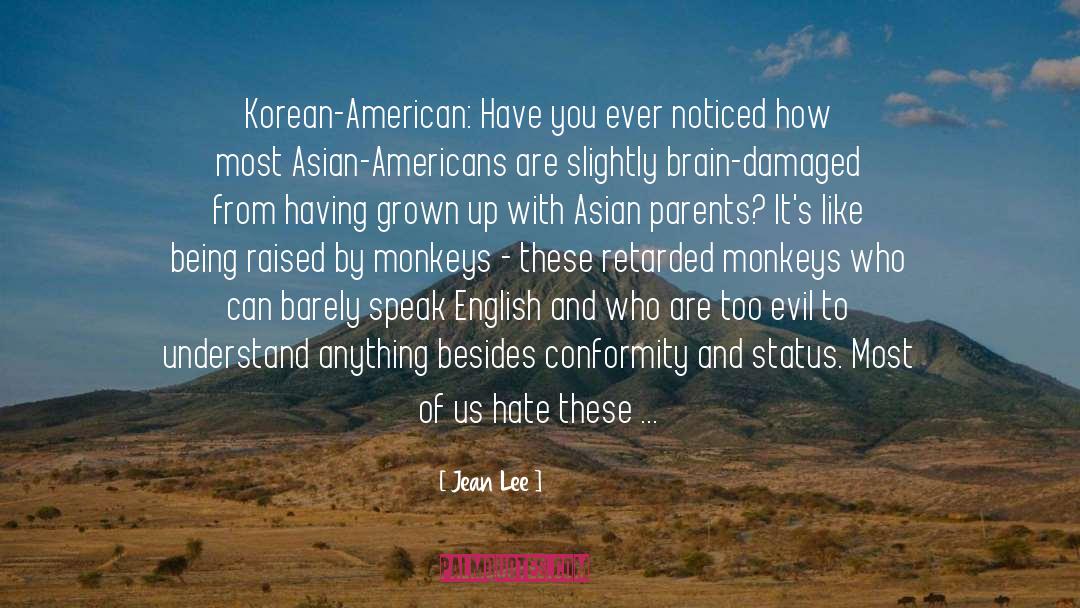 Traen In English quotes by Jean Lee