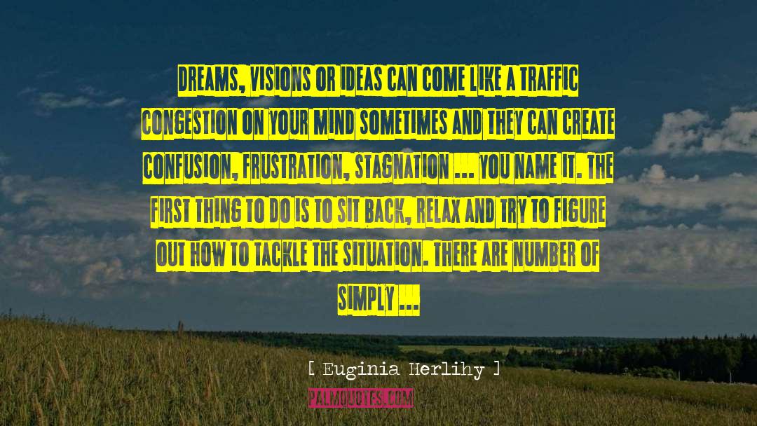 Traffic Congestion quotes by Euginia Herlihy