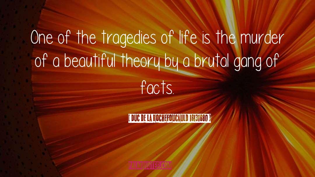 Tragedies Of Life quotes by Duc De La Rochefoucauld 16131680
