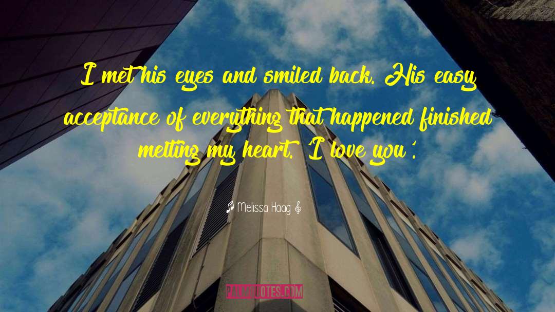 Tragedy Of Love quotes by Melissa Haag