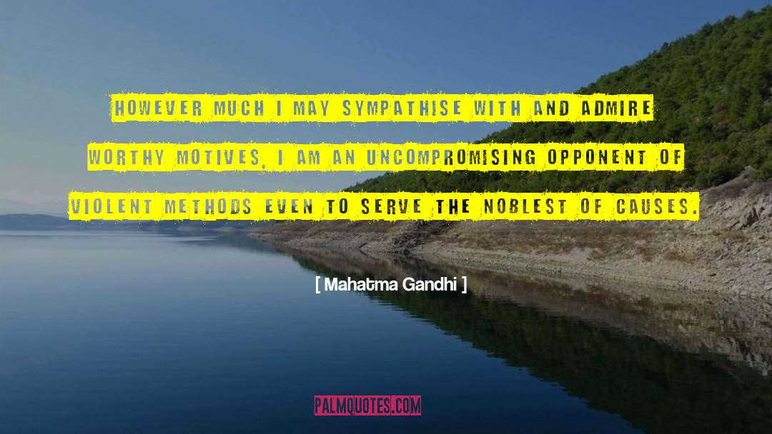 Tragedy Violence quotes by Mahatma Gandhi