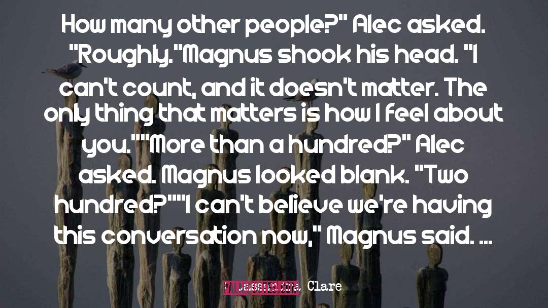 Tragic People quotes by Cassandra Clare
