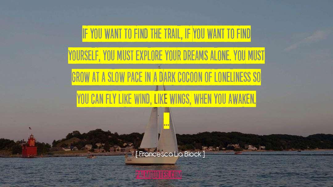 Trail Blazers quotes by Francesca Lia Block