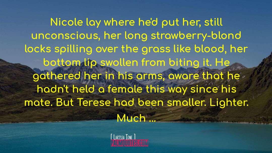 Trail Of Blood quotes by Larissa Ione