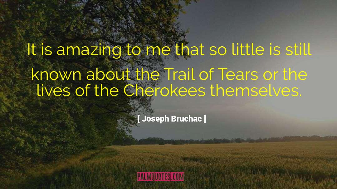 Trail Of Tears Primary Source quotes by Joseph Bruchac