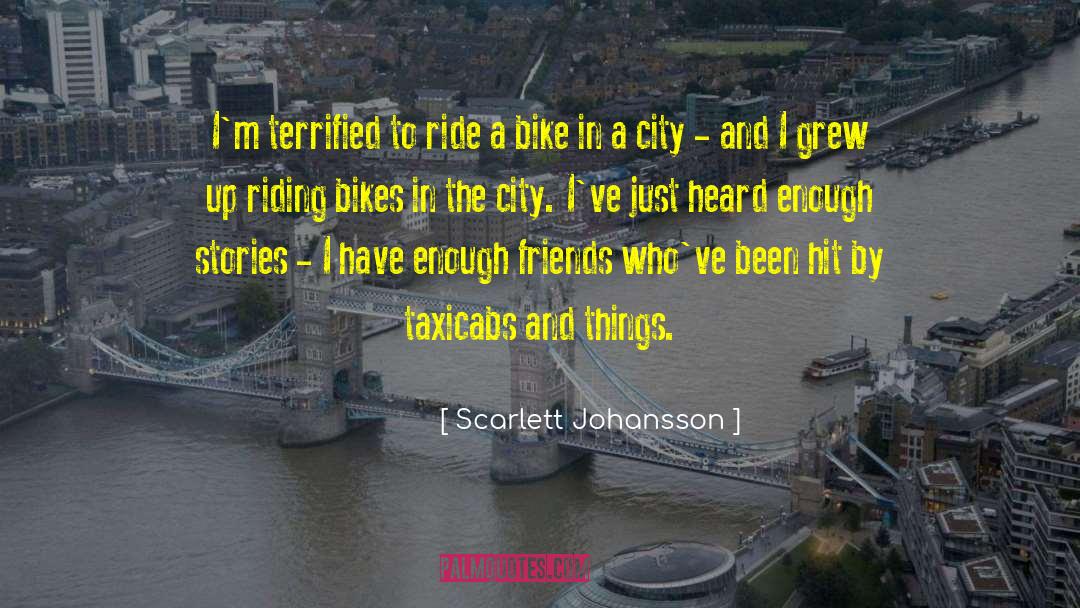 Trail Riding quotes by Scarlett Johansson
