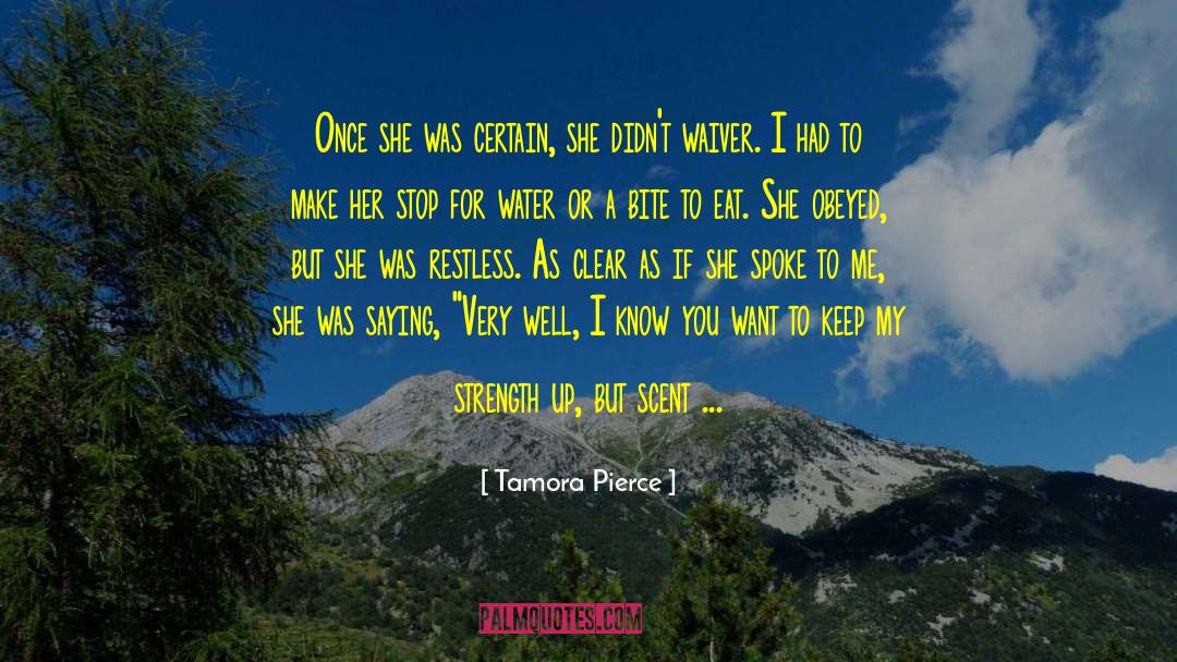 Trailing A Scent quotes by Tamora Pierce