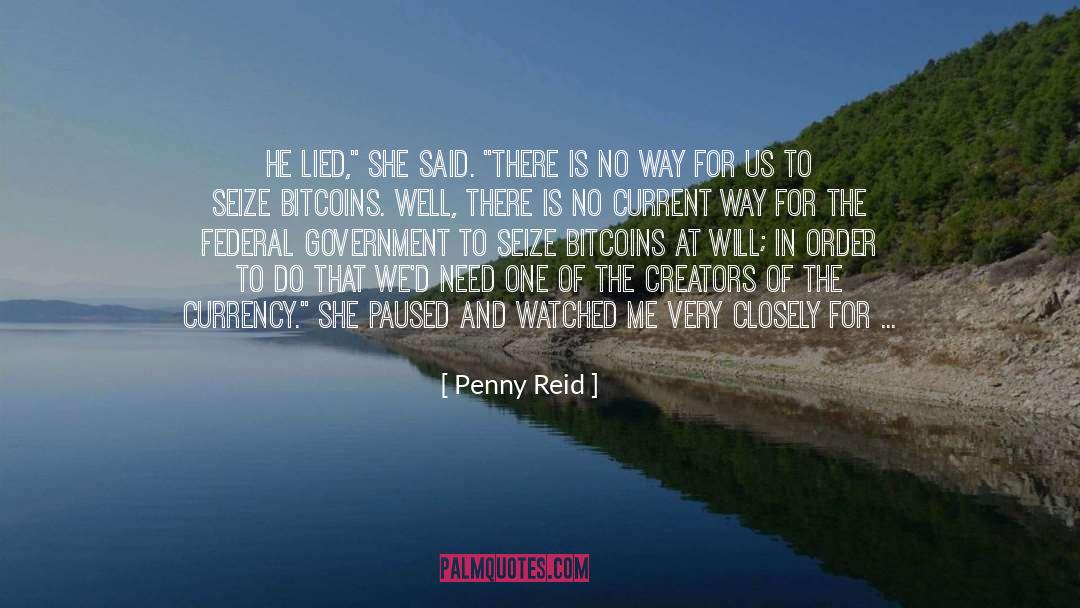 Train Of Thought quotes by Penny Reid