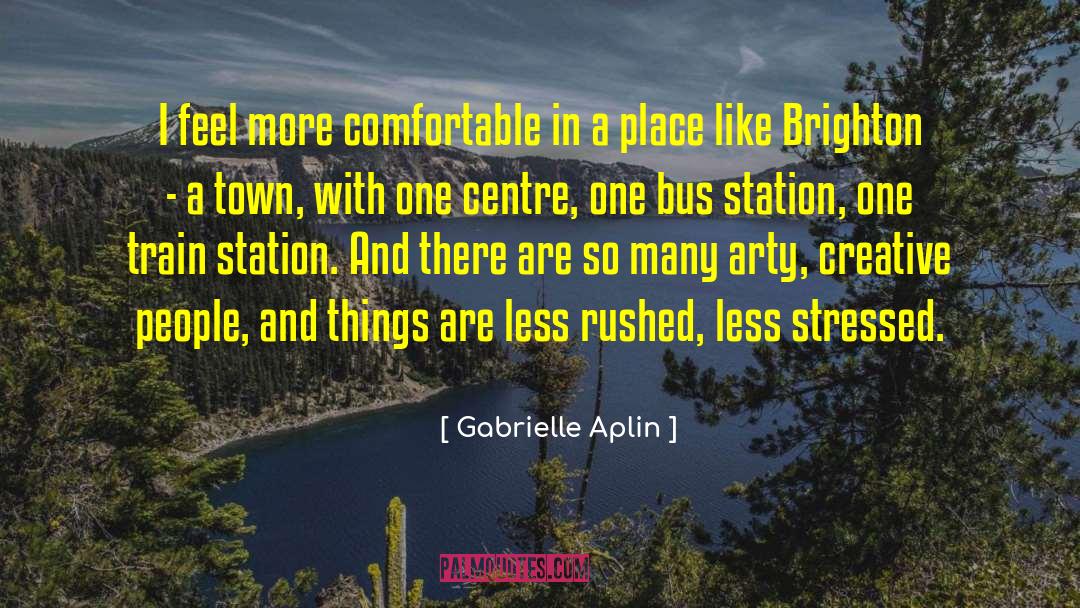 Train Station quotes by Gabrielle Aplin