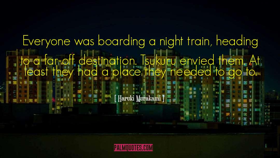 Train Stations quotes by Haruki Murakami