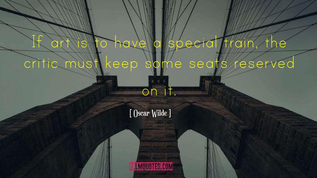 Train Tracks quotes by Oscar Wilde