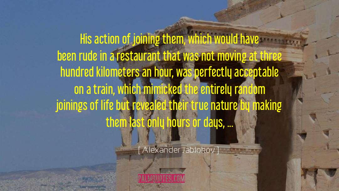 Train Travel quotes by Alexander Jablokov